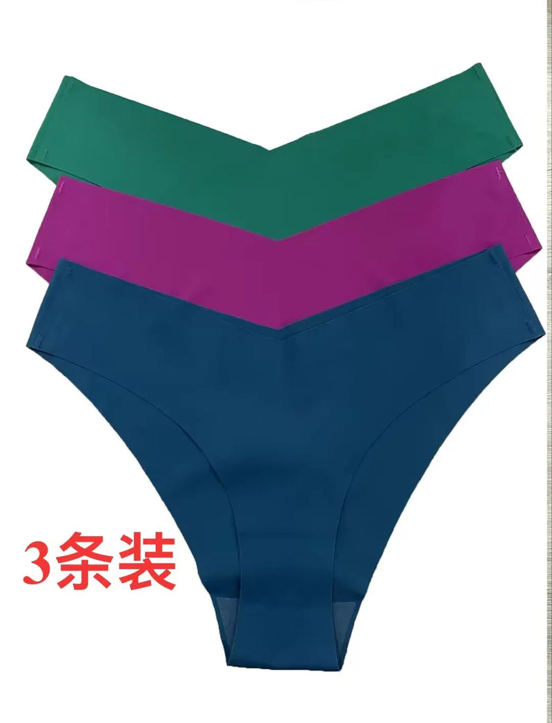 Seamless Ice Silk Underwear Women's Cotton Crotch Breathable Underwear Meifu Market