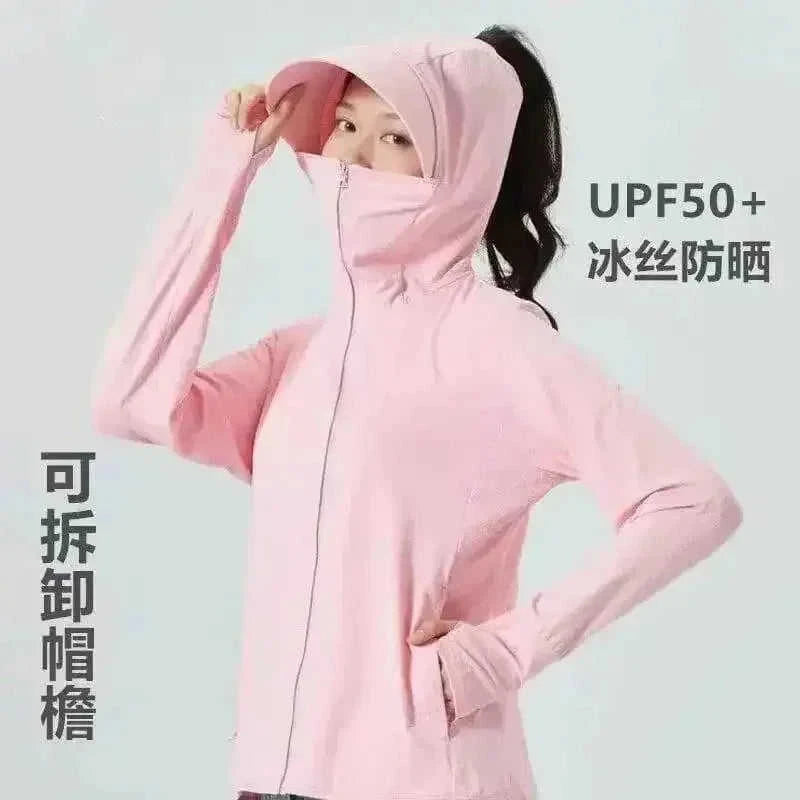 upf 50 sun protection shirt | lightweight hooded sun shirt | breathable long sleeve rash guard | energy saving