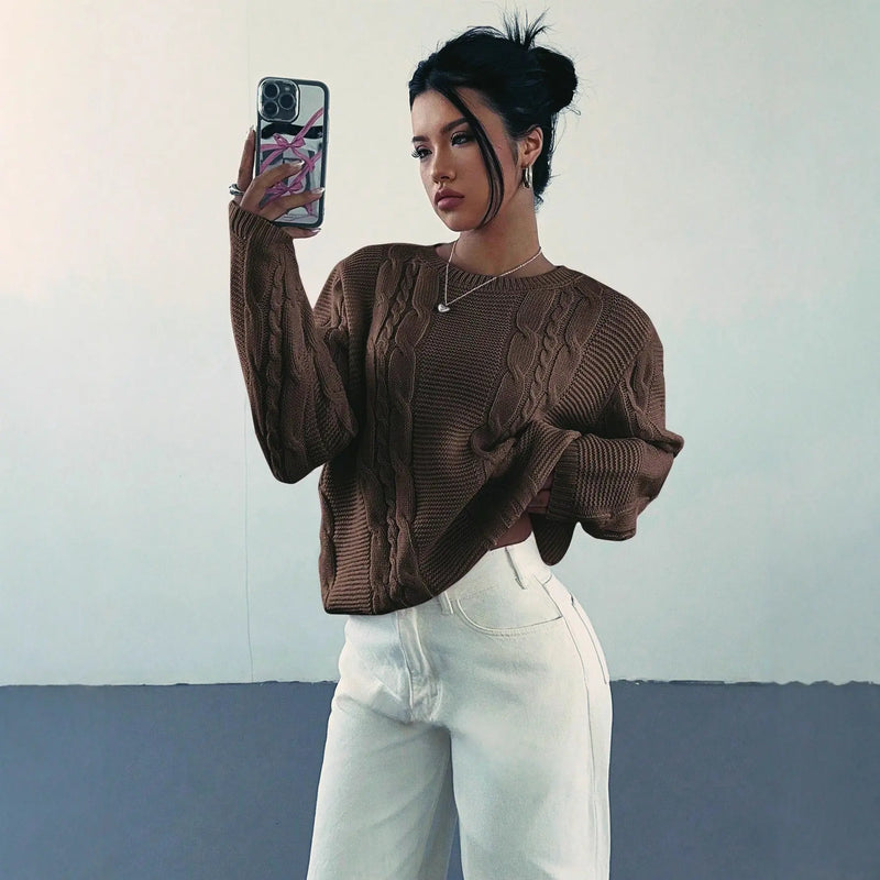 Casual Loose Sweaters Top For Women Meifu Market