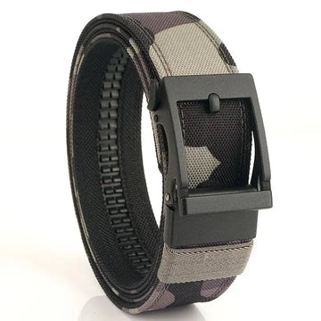 Outdoor Casual Dual-use Men's Automatic Buckle Belt Thickened Hardened Double-layer Hanging meifu market