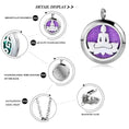 Buddha Aromatherapy Diffuser Necklace - Essential Oil Locket - Meifu Market