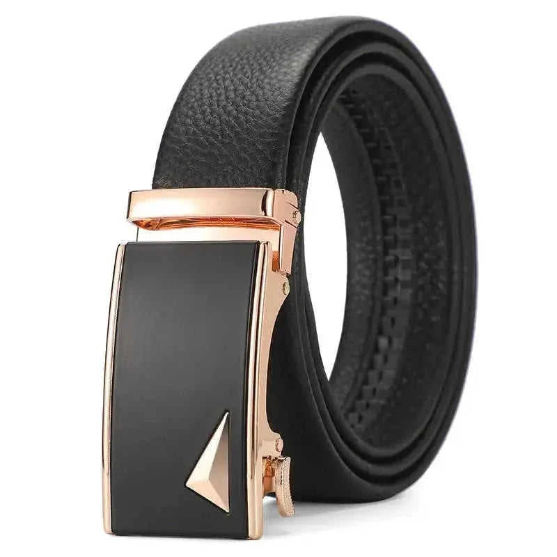 Genuine Leather Automatic Pure Leather Belt Boys Style 10 - available style options