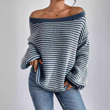 Simple Women's Knitted Sweater Pullover
