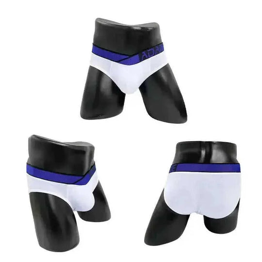 mens triangle v belt | laser gradient belt | adjustable elastic waistband | energy saving