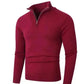 ultra-thin zipper sweater | lightweight mens cardigan | autumn layering piece | energy saving