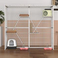 Cat Cage Indoor Home Cat Villa Super Large Free Space Cattery Exclusive For Cats Cat Nest Three-layer Double Layer Cat House Meifu Market
