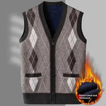 Men's Inner Wear Autumn And Winter Thermal Slim Fit Sweater Vest Coat