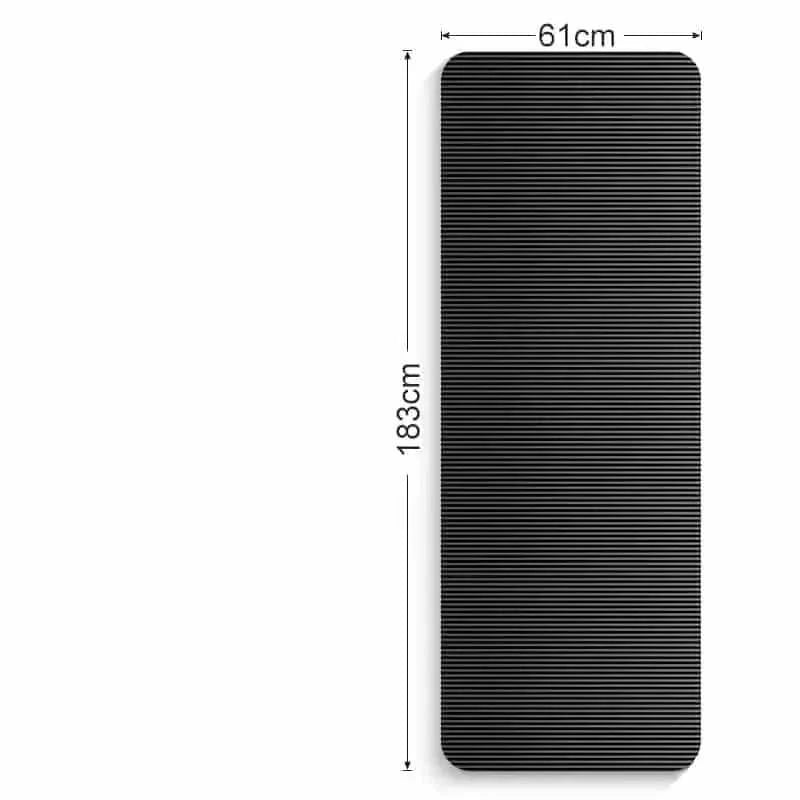 non-slip tpe yoga mat | extra thick 10mm exercise mat | eco-friendly natural rubber mat | energy saving
