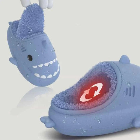 waterproof kids slippers | fleece-lined indoor shoes | non-slip sole childrens footwear | ultrasonic cleaning