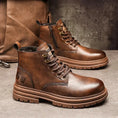 New Trendy Autumn And Winter High-top American Vintage Work Boots Meifu Market