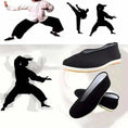 lightweight kung fu training shoes | mens tai chi practice footwear | breathable black cotton shoes | ultrasonic cleaning