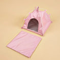foldable pet tent with mat | waterproof pet tent | portable dog tent | energy saving