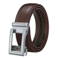 genuine leather belt for men | full-grain leather construction | adjustable brass buckle | ultrasonic cleaning