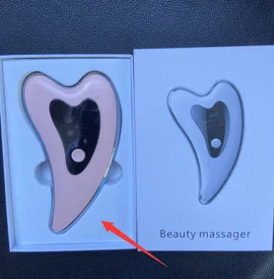 usb rechargeable guasha massager | rose quartz guasha massager | waterproof guasha scraper | ultrasonic cleaning