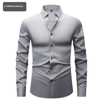 four-way stretch fabric | moisture-wicking long sleeve shirt | slim fit stretch shirt | energy saving
