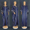 satin maxi dress set | rhinestone embellished robe | loose fit lounge dress | energy saving