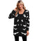 batwing sleeve sweater | oversized knit cardigan | jacquard knit coat | energy saving