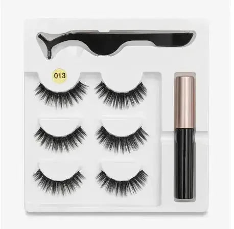 magnetic eyelashes with adhesive | reusable false eyelashes | easy application eyelash kit | ultrasonic cleaning