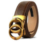 Automatic Alloy Buckle Cowhide Men's Belt meifu market