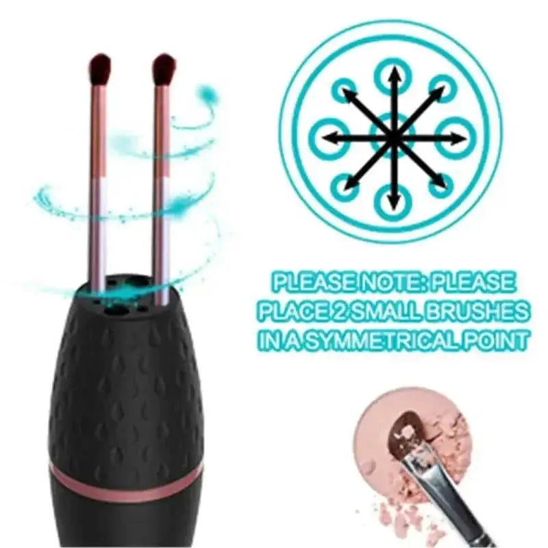 electric makeup brush cleaner | ultrasonic cleaning technology | usb rechargeable brush cleaner | energy saving