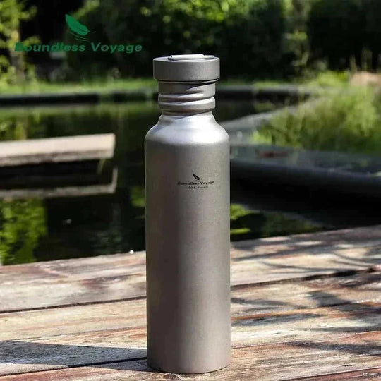 titanium camping mug lid | lightweight titanium tableware | 25 oz outdoor drinkware | ultrasonic cleaning