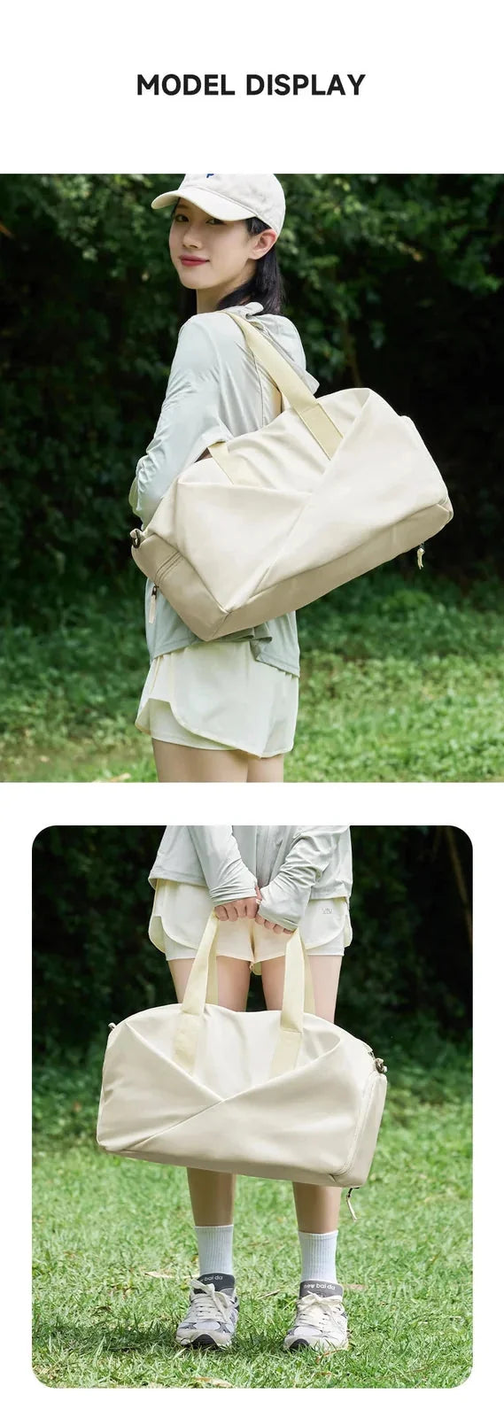 lightweight yoga bag | water-resistant gym bag | travel-friendly carry bag | ultrasonic cleaning