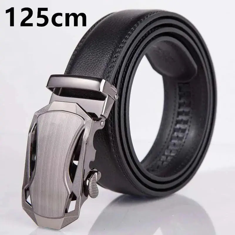 genuine leather belt | automatic buckle belt | adjustable leather belt | ultrasonic cleaning
