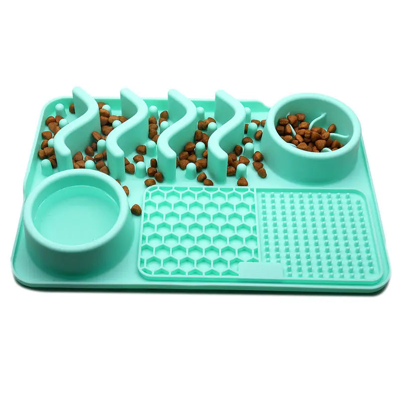 Dog Silicone Licking Pad Pet Licking Mat Silicone Smelling Mat Multifunctional Food Bowl Pets Supplies Meifu Market