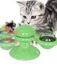 Cat Rotating Windmill Multi-Function Toys Itch Scratching Device Teeth Shining Toy Meifu Market