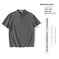 Open-Mesh Waffle Polo Shirt for Men's Relaxed Summer Style