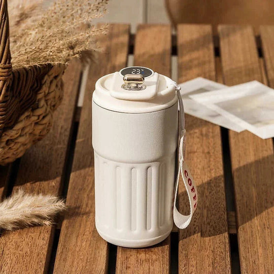 vacuum insulated stainless steel | 450ml thermal bottle | portable coffee mug | ultrasonic cleaning
