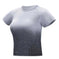 seamless ribbed fabric | cropped button-up top | short sleeve blouse | energy saving