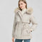 faux fur collar coat | waterproof winter coat | longline puffer jacket | energy saving
