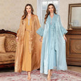 elegant two-piece dress set | premium chiffon fabric | floor-length abaya dress | energy saving