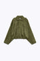 Women's Batwing Sleeve Lapel Suede Texture Effect Pilot Jacket Meifu Market