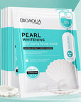 20pcs BIOAQUA Snail Hyaluronic Acid Face Mask skincare Moisturizing Anti Wrinkle Whitening Facial Masks Face Skin Care Products - Meifu Market