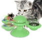 Cat Rotating Windmill Multi-Function Toys Itch Scratching Device Teeth Shining Toy Meifu Market