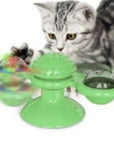 Cat Rotating Windmill Multi-Function Toys Itch Scratching Device Teeth Shining Toy Meifu Market