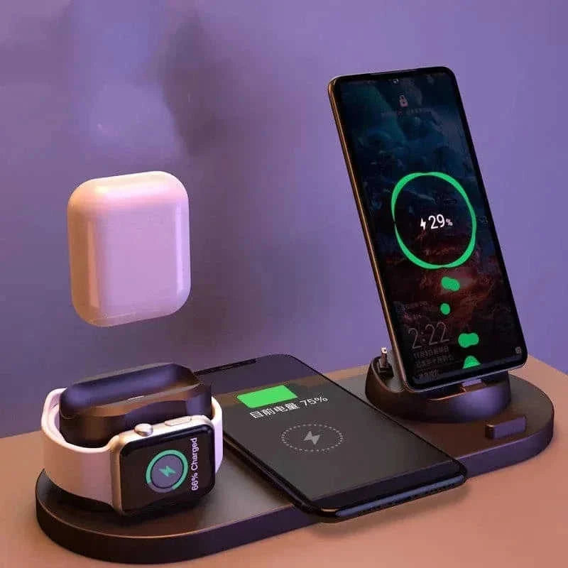 foldable travel charger | qi certified wireless charger | magnetic charging stand for office | ultrasonic cleaning