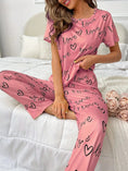 womens cotton lounge set | oversized sleep shirt | breathable pajama set | energy saving