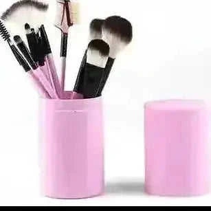 12pcs Professional Makeup Brush Set - Blush Eyeshadow Highlighter Brushes