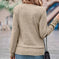 v-neck long sleeve top | two-piece suit style | office work blouse | ultrasonic cleaning