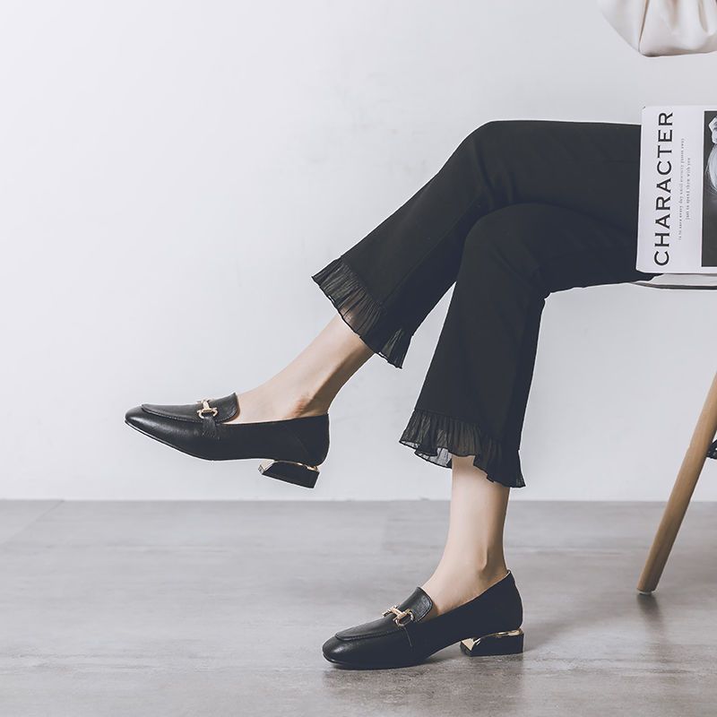 Real Soft Leather British Style Leather Shoes Women Meifu Market