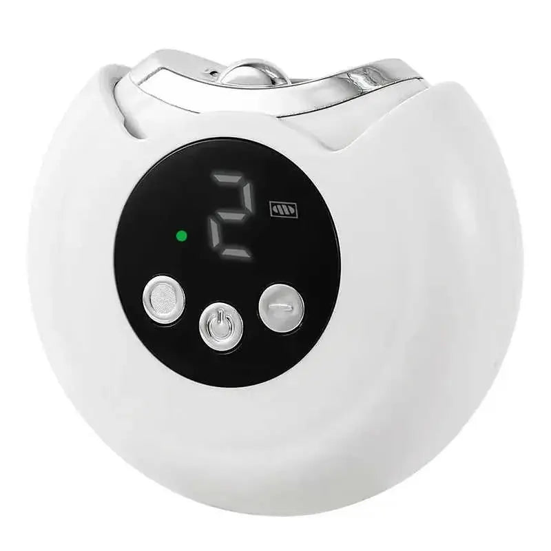 Electric Nail Clippers Household Multi-function Anti-splash Nail Piercing Device White English - scale comparison view