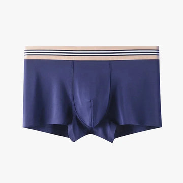 antibacterial fabric boxer briefs | mid-waist mens boxers | breathable cotton blend underwear | energy saving