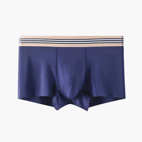 antibacterial fabric boxer briefs | mid-waist mens boxers | breathable cotton blend underwear | energy saving