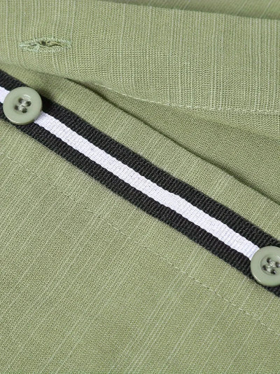 stretch-cotton fabric | slim-fit long sleeve shirt | casual friday attire | energy saving