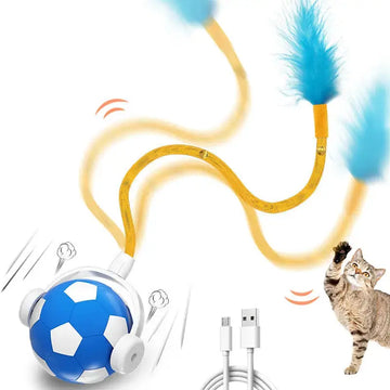 Bite-resistant Electric Cat Teasing Self-Hi Interactive Pet Jumping Ball