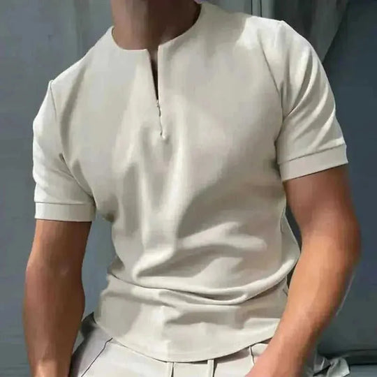 moisture-wicking polo shirt | breathable cotton blend fabric | classic fit mens polo | ultrasonic cleaning