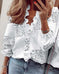 European and American new long-sleeved ruffled shirt Meifu Market